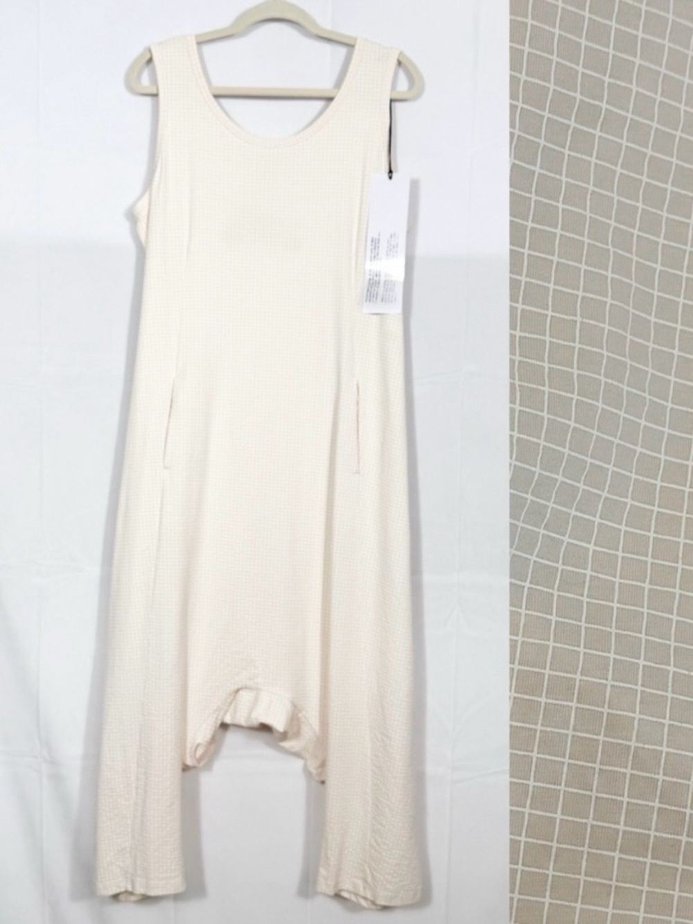 Rundholz Black Lanel Drop Crotch Jumpsuit In Rose Print Lagenlook Cotton Blend